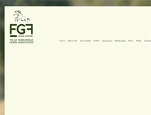 Tablet Screenshot of guyfawkesheritagehorse.com